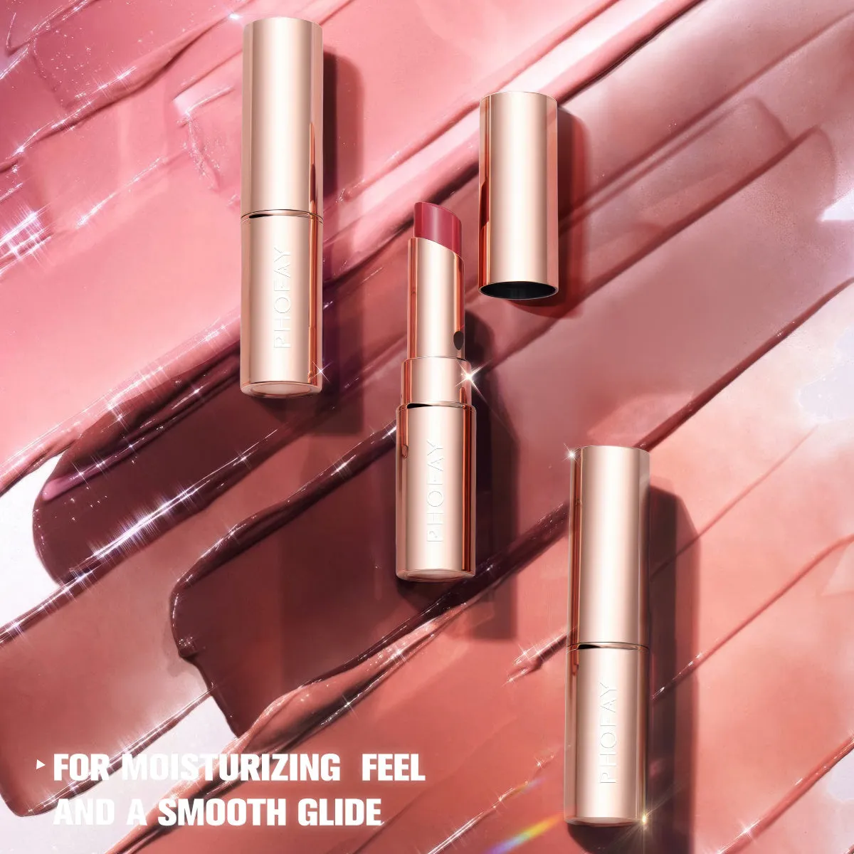 PHOFAY Moisturizing Lipstick 3.5g in a colour option, with hydrating long-wearing formula for daily lip makeup.