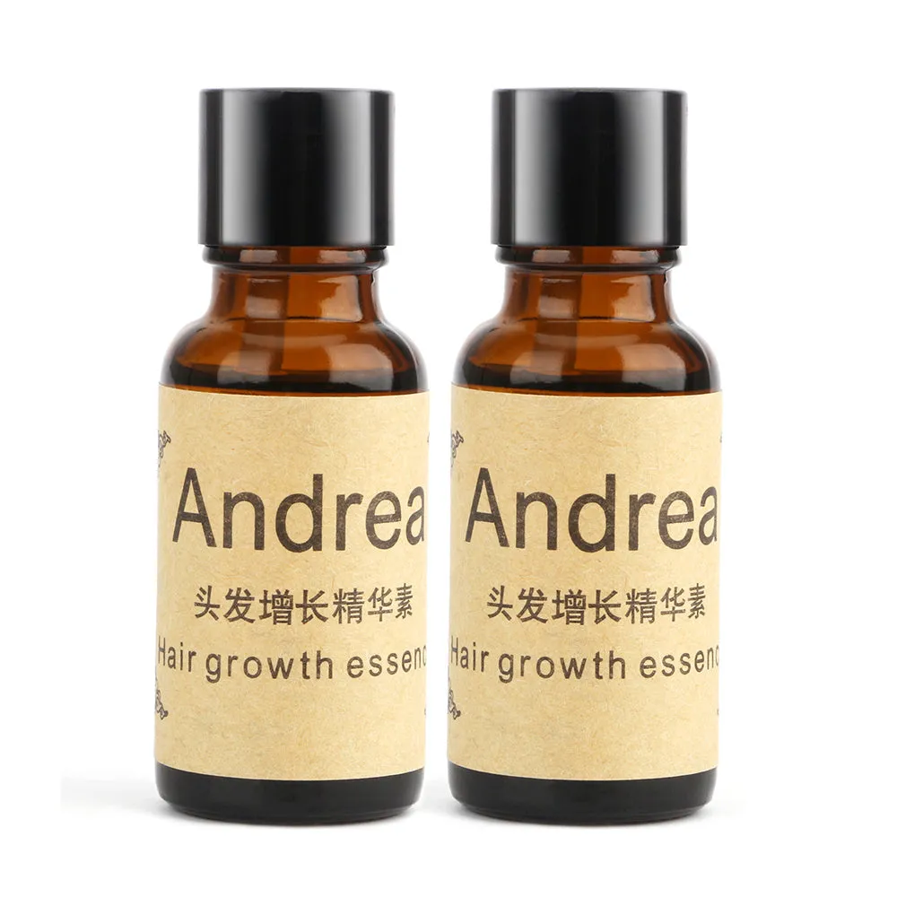 20ml bottle of hair growth liquid with ginger and ginseng natural ingredients for dense hair