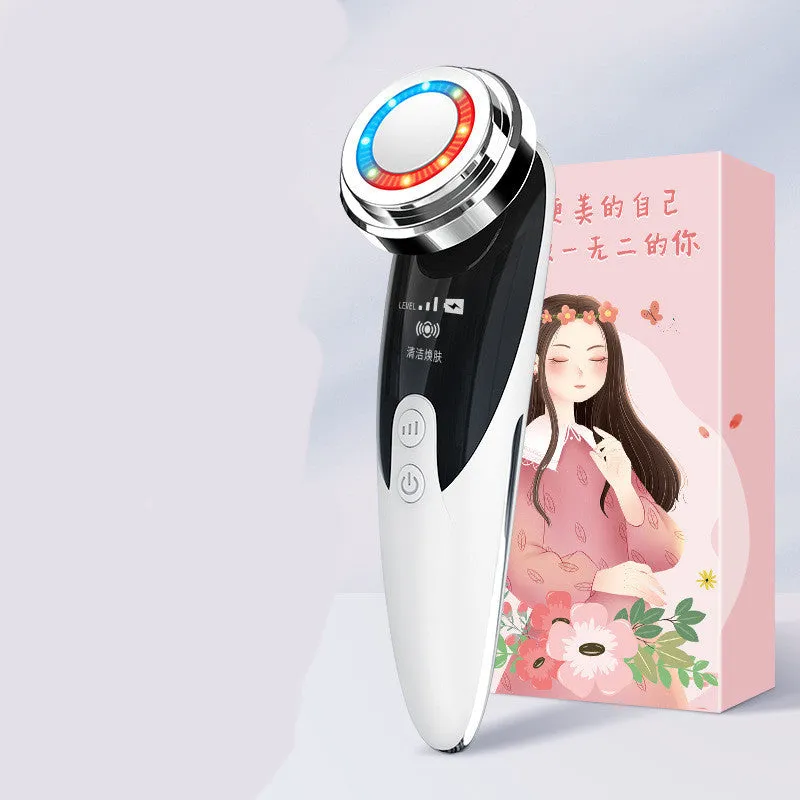 Beauty Importer skin rejuvenation device facial massage cleaner in Green Pink White with USB charging