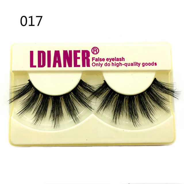 25mm wispy mink eyelashes with 5D handmade black hair and plastic cotton stalk