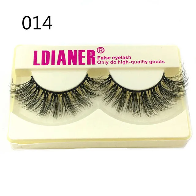 25mm wispy mink eyelashes with 5D handmade black hair and plastic cotton stalk