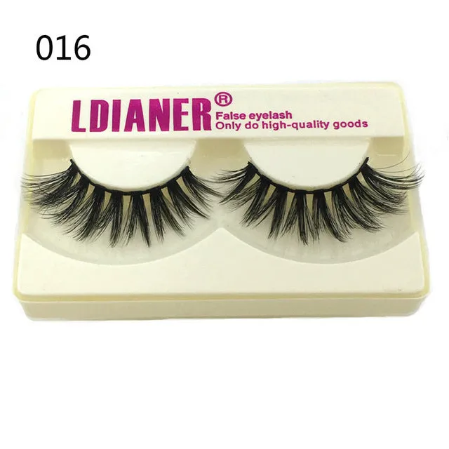 25mm wispy mink eyelashes with 5D handmade black hair and plastic cotton stalk