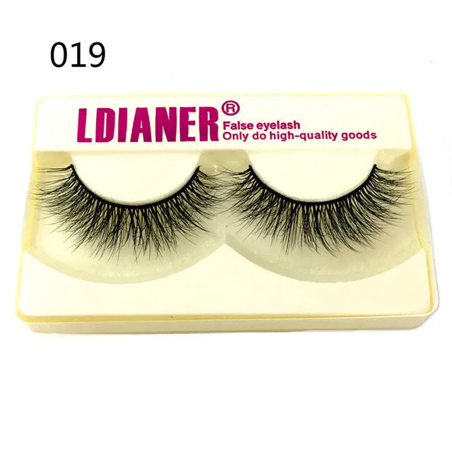 25mm wispy mink eyelashes with 5D handmade black hair and plastic cotton stalk