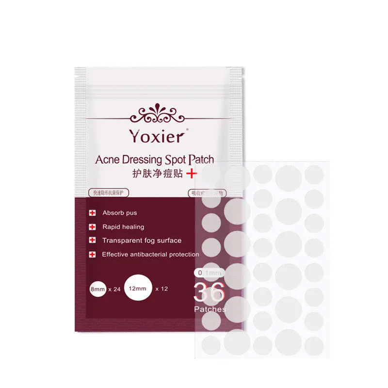 Acne dressing spot patch 0.1mm invisible sticker in red colour with 36-count pack