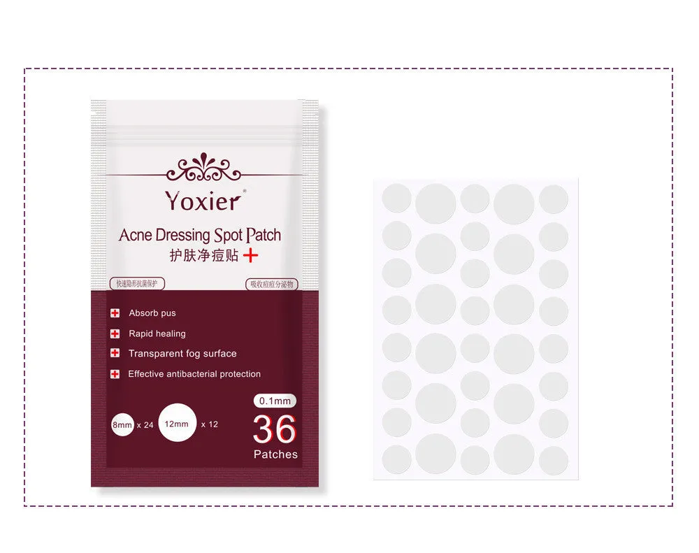 Acne dressing spot patch 0.1mm invisible sticker in red colour with 36-count pack