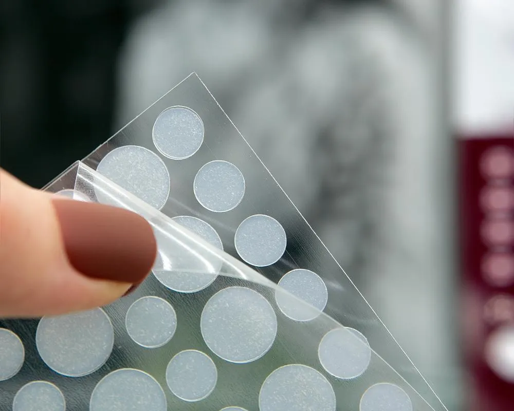 Acne dressing spot patch 0.1mm invisible sticker in red colour with 36-count pack