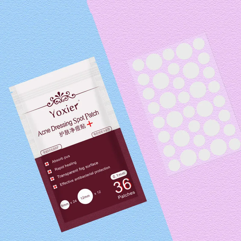Acne dressing spot patch 0.1mm invisible sticker in red colour with 36-count pack