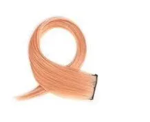 Gradient female long curly hair wig patch in mixed silk material 60cm length with 16 colour options
