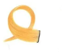 Gradient female long curly hair wig patch in mixed silk material 60cm length with 16 colour options