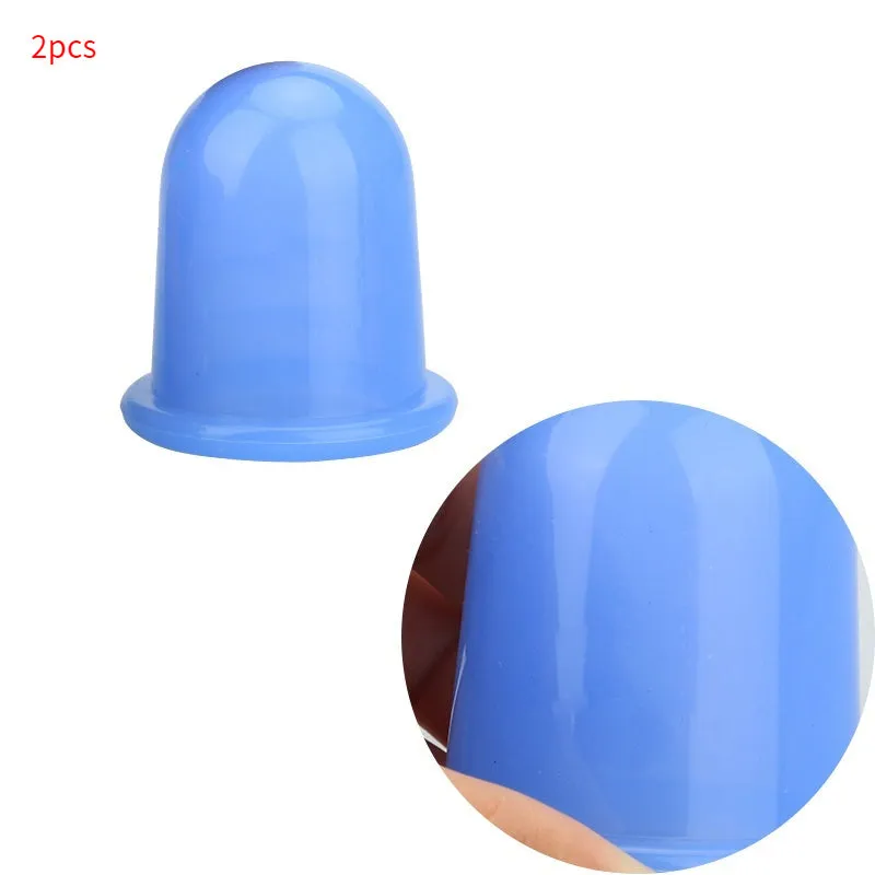 Transparent silicone cupping cup 55mm for vacuum suction meridian therapy