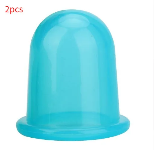 Transparent silicone cupping cup 55mm for vacuum suction meridian therapy