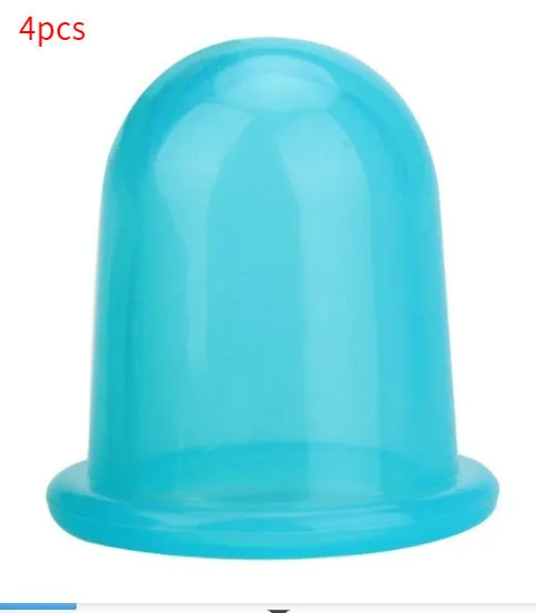 Transparent silicone cupping cup 55mm for vacuum suction meridian therapy