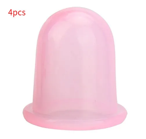 Transparent silicone cupping cup 55mm for vacuum suction meridian therapy