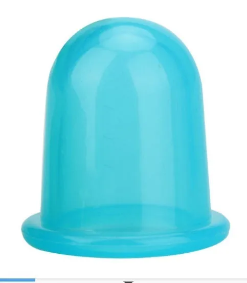 Transparent silicone cupping cup 55mm for vacuum suction meridian therapy