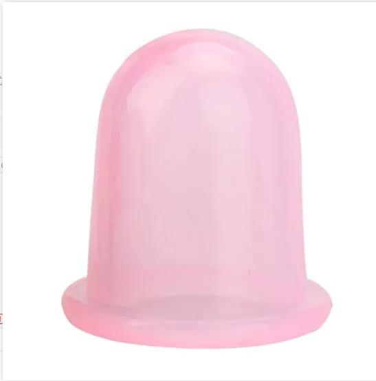 Transparent silicone cupping cup 55mm for vacuum suction meridian therapy