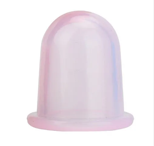 Transparent silicone cupping cup 55mm for vacuum suction meridian therapy