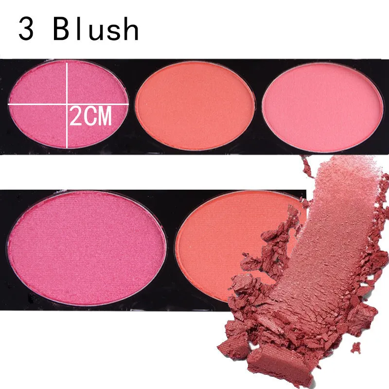 MISS ROSE 144 colour eyeshadow blush eyebrow makeup palette compact case