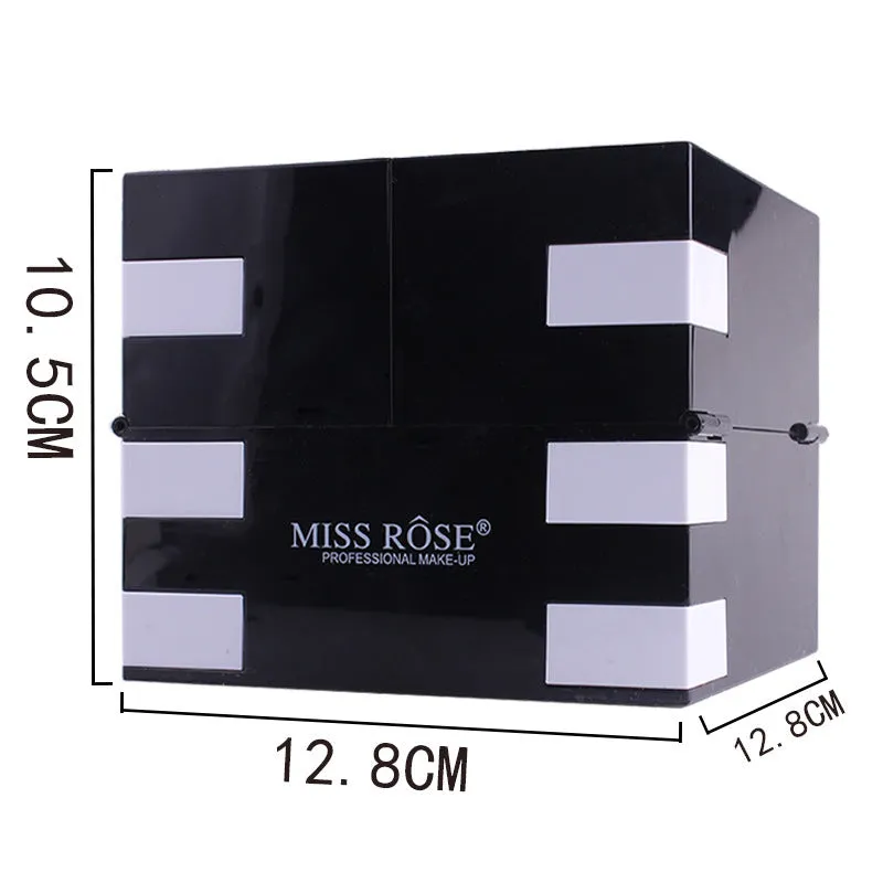 MISS ROSE 144 colour eyeshadow blush eyebrow makeup palette compact case