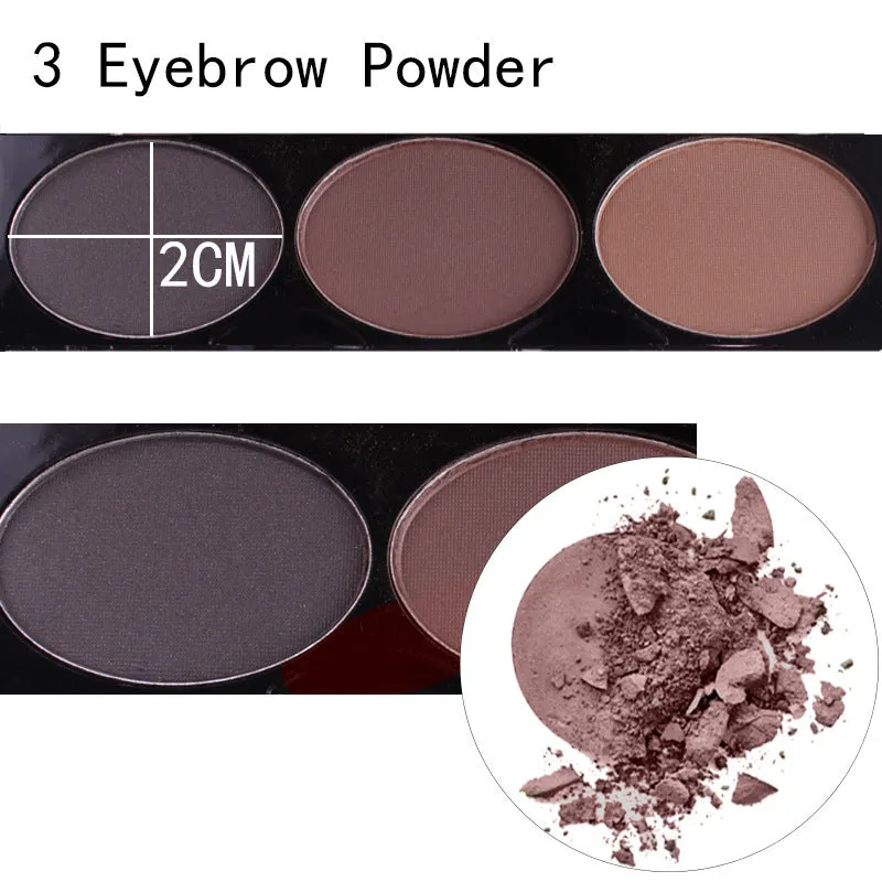 MISS ROSE 144 colour eyeshadow blush eyebrow makeup palette compact case