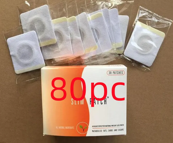 Box of 30 navel slimming patches with traditional Chinese medicine ingredients