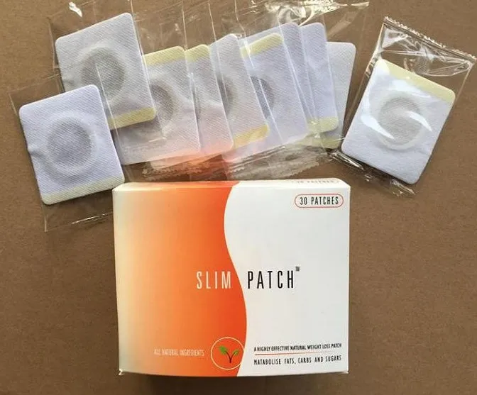 Box of 30 navel slimming patches with traditional Chinese medicine ingredients