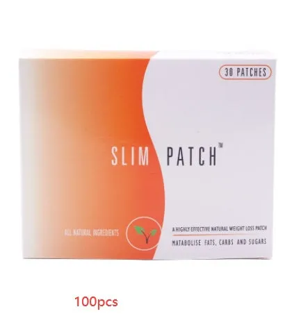 Box of 30 navel slimming patches with traditional Chinese medicine ingredients