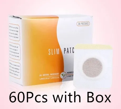 Box of 30 navel slimming patches with traditional Chinese medicine ingredients