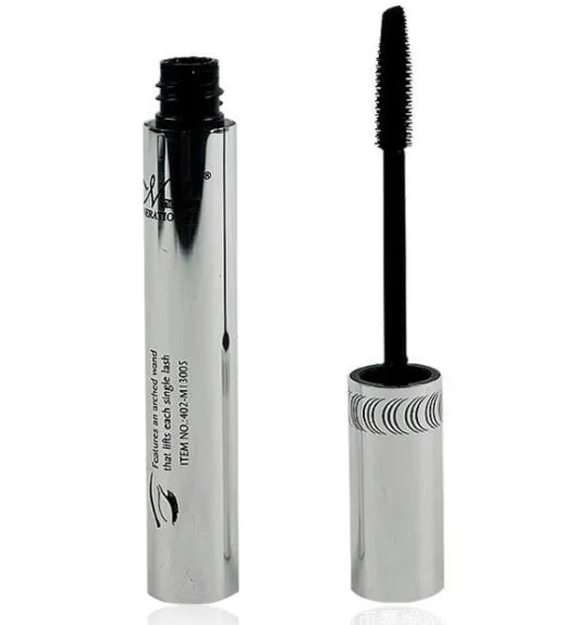 Long curling eyelash extension black fiber mascara for voluminous lashes in tube packaging