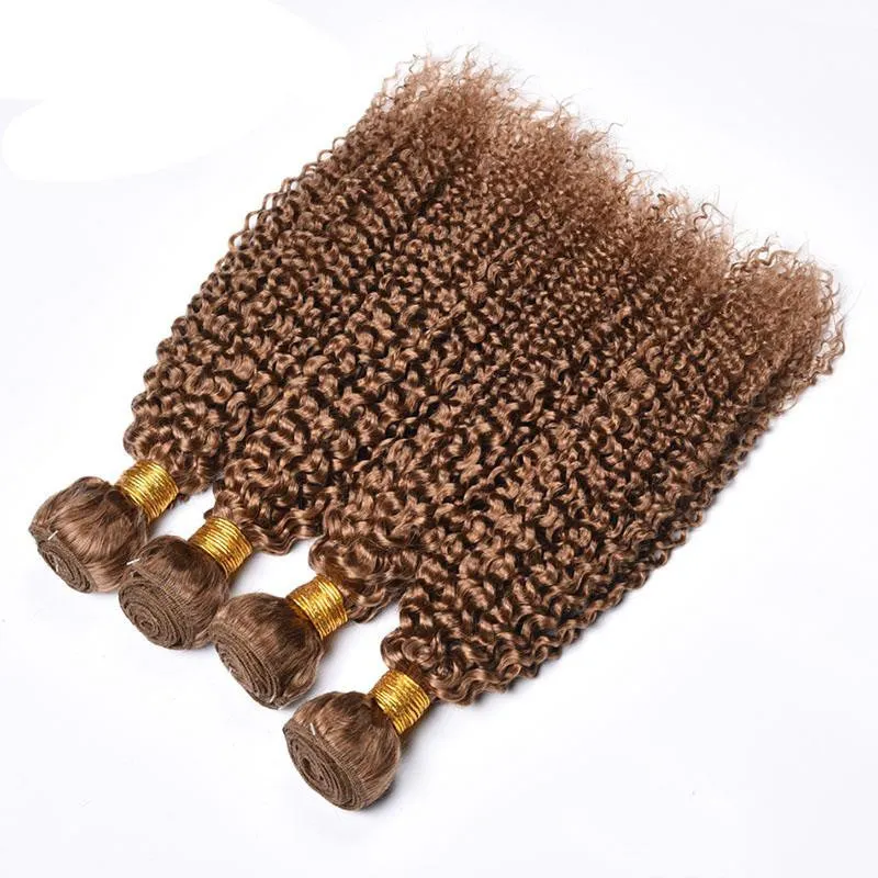 Kinky curly wave human hair wig medium length 10 to 24 inches mechanically processed