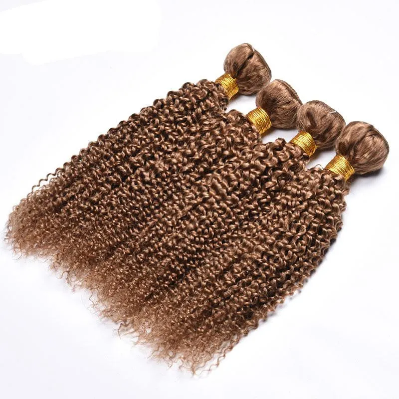 Kinky curly wave human hair wig medium length 10 to 24 inches mechanically processed