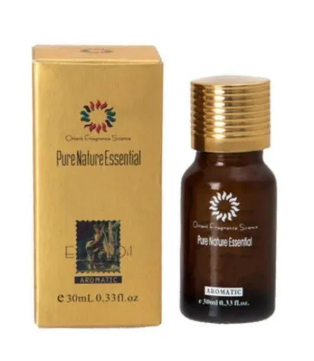 Dredge Meridian Ultra Brightening Spotless Oil 10ml in clear bottle with bamboo leaf design on white background