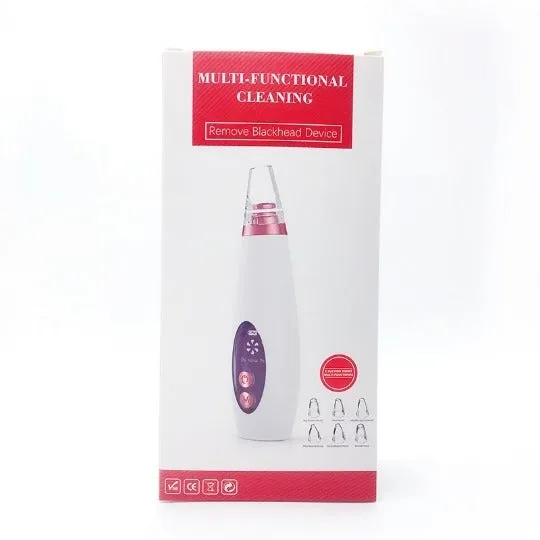 Microcrystalline blackhead remover model LY-9128 with USB charging and black suction nozzle