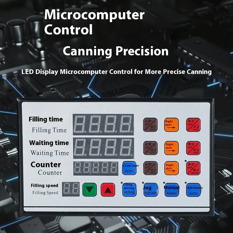 GFK-280 CNC filling machine with digital display and dispensing nozzle for 5ml-3000ml liquid measurement