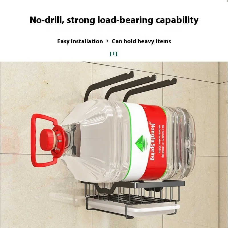 Foldable plastic kitchen storage rack for draining rags and tea towels in new Chinese style