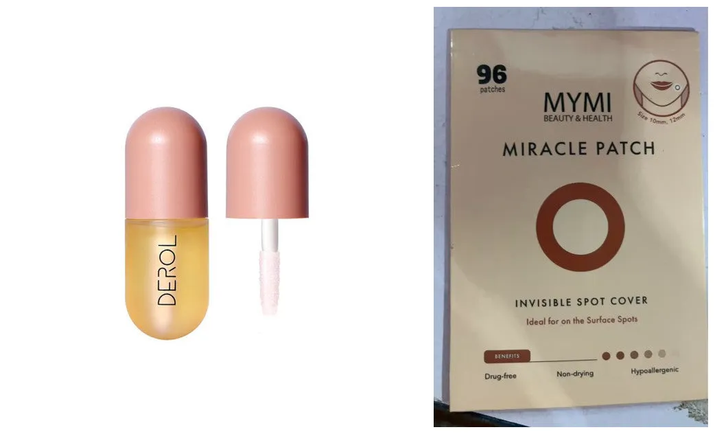 Clear lip plumper oil 5.5ml in light yellow with reflective shine