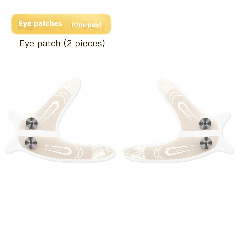 V line face slimming massager with remote control and gel patches for eye and face wrinkle removal brightening physiotherapy