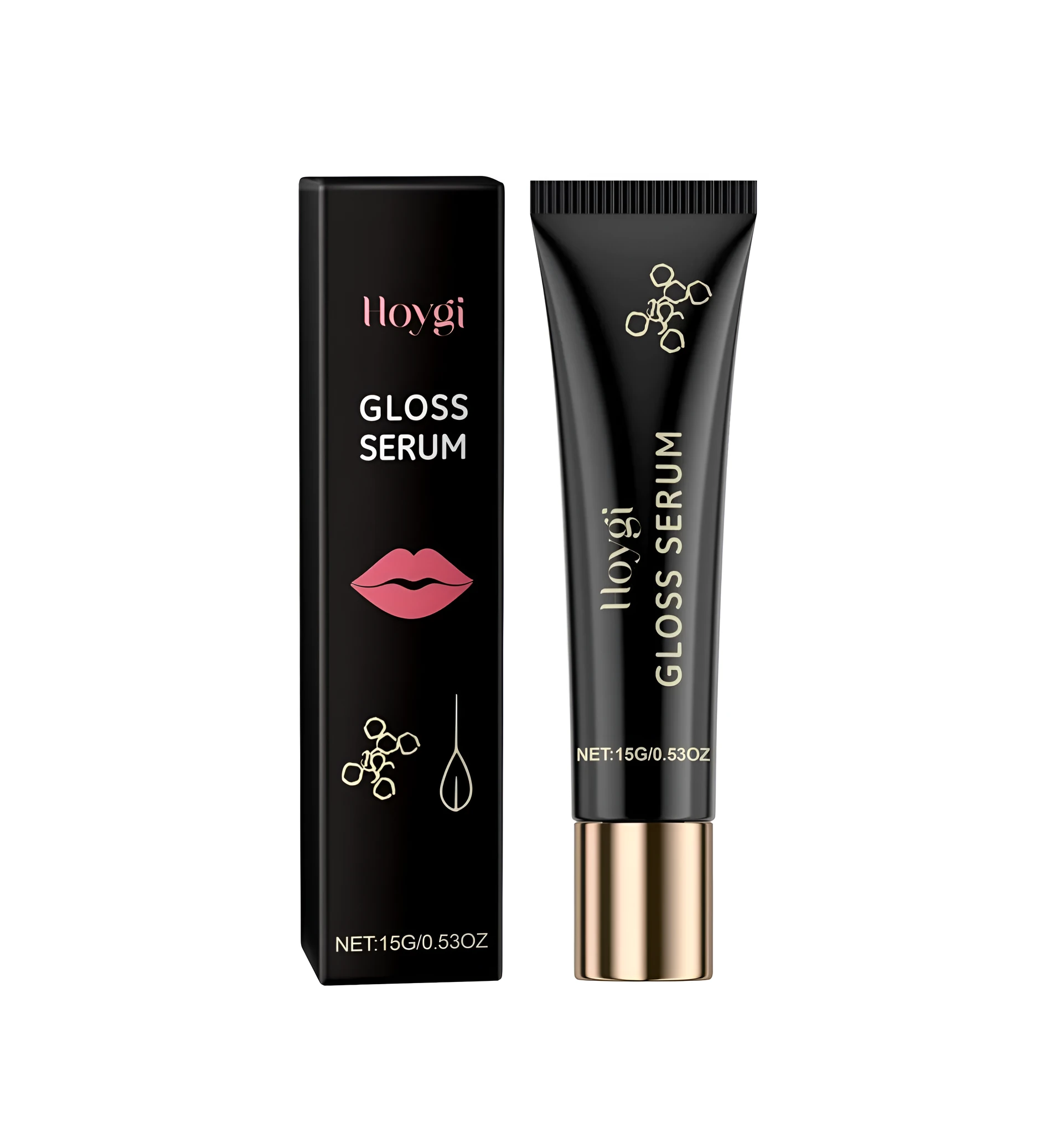 Moisturizing lipstick tube with hyaluronic acid and jojoba oil 15g, creamy texture for hydrated lips