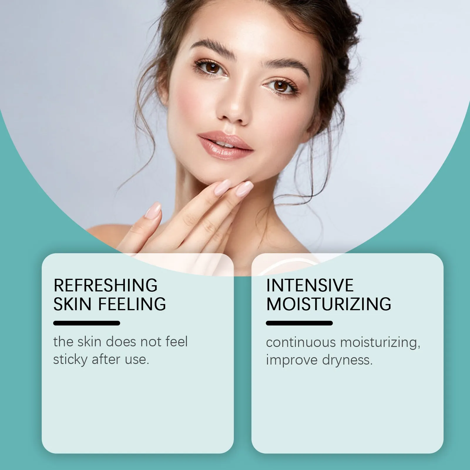 30ml bottle of gentle nourishing facial moisturising toner with hyaluronic acid and collagen