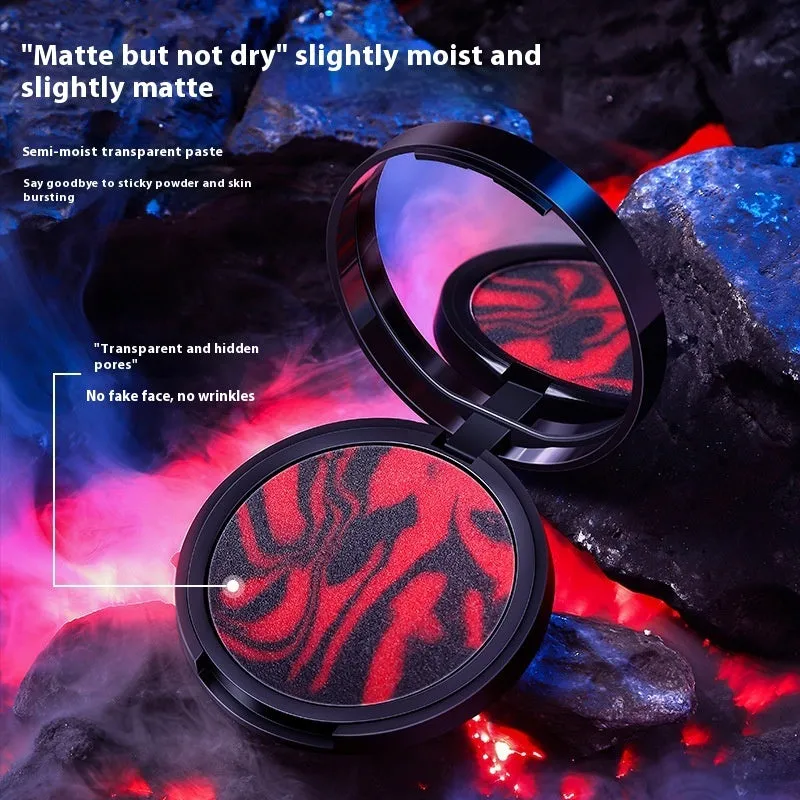 New Transparent Lava Oil Control Powder in Lava powder frozen English version packaging