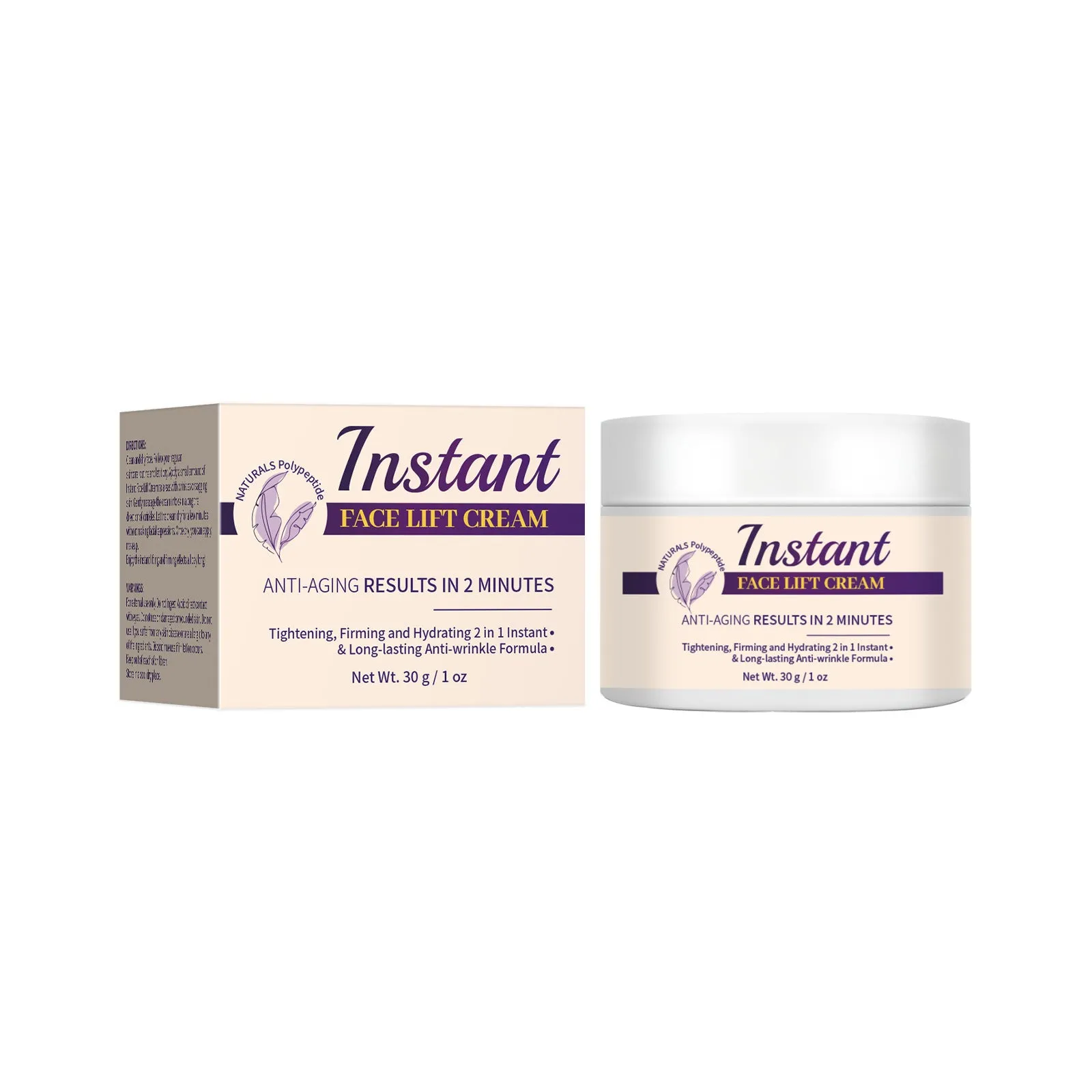 Non-standard facial lifting cream 30ml skin lightening nourishing hydrating jar