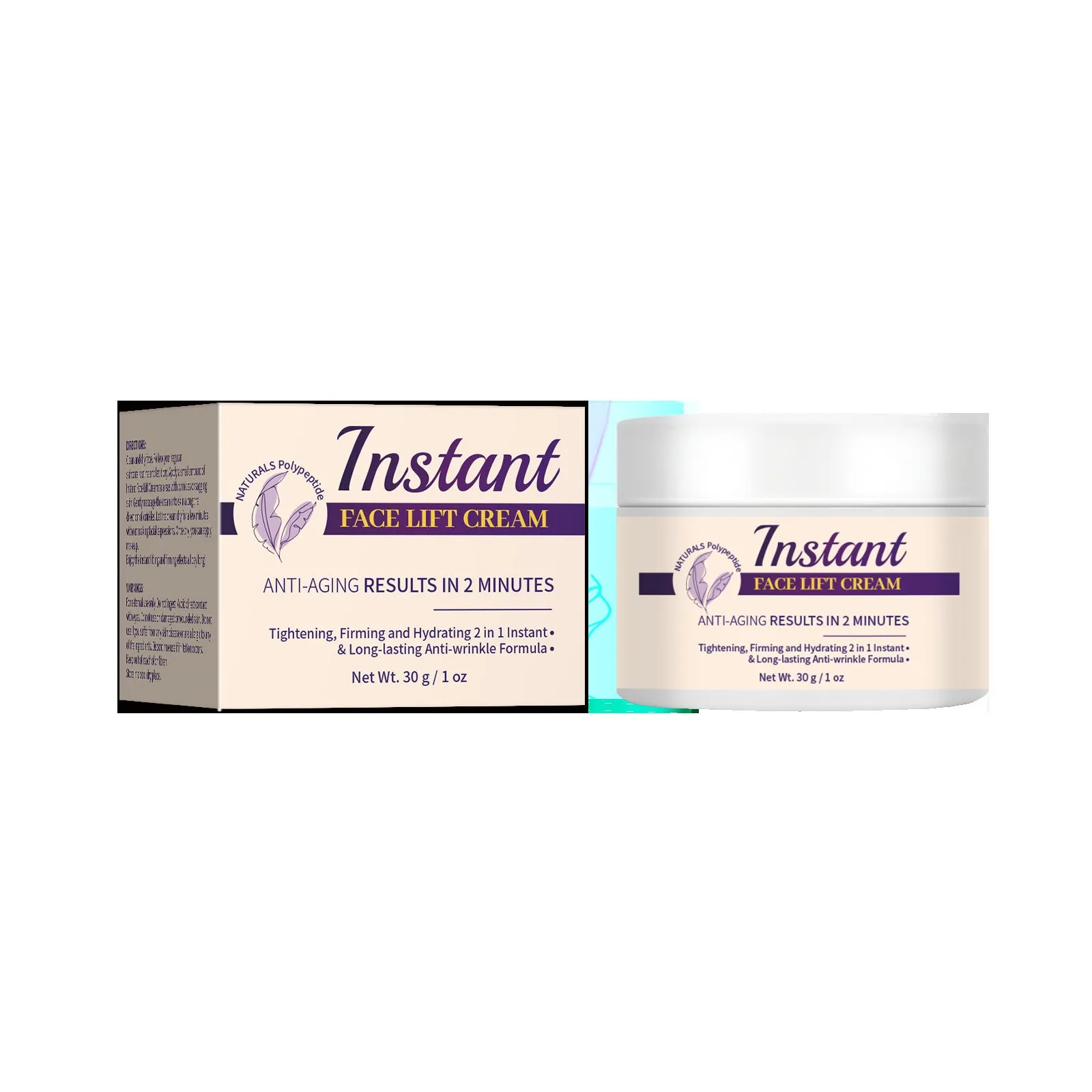 Non-standard facial lifting cream 30ml skin lightening nourishing hydrating jar