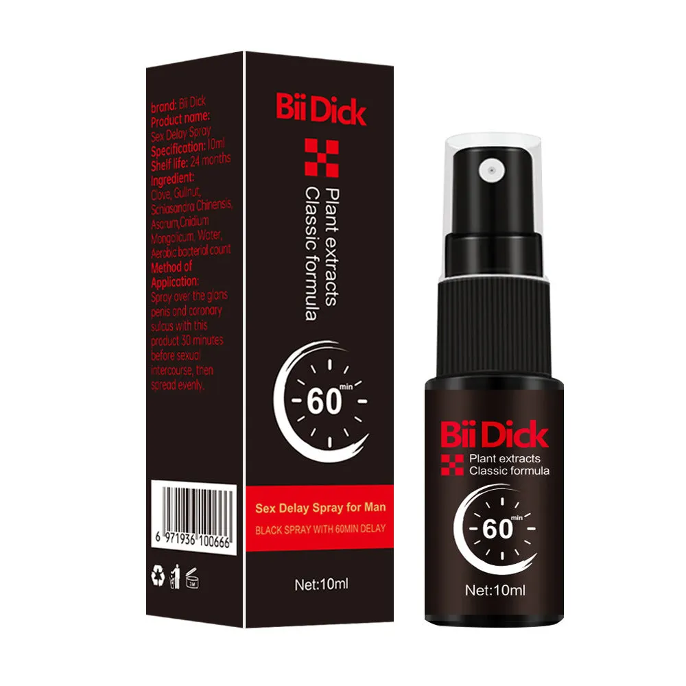 Bii Dick Man Delay Spray 10ml compact bottle for men's care