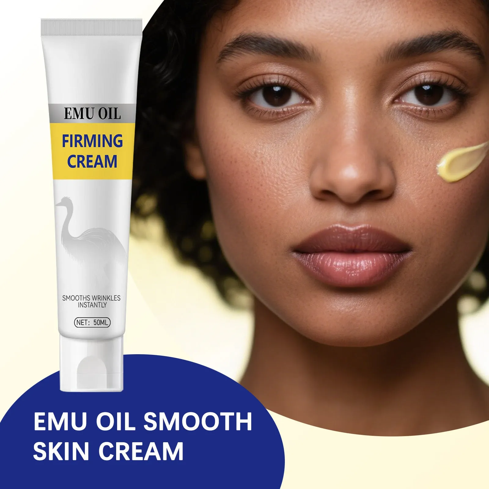 Standard neck cream 50ml tube moisturiser for fading wrinkles and lifting skin