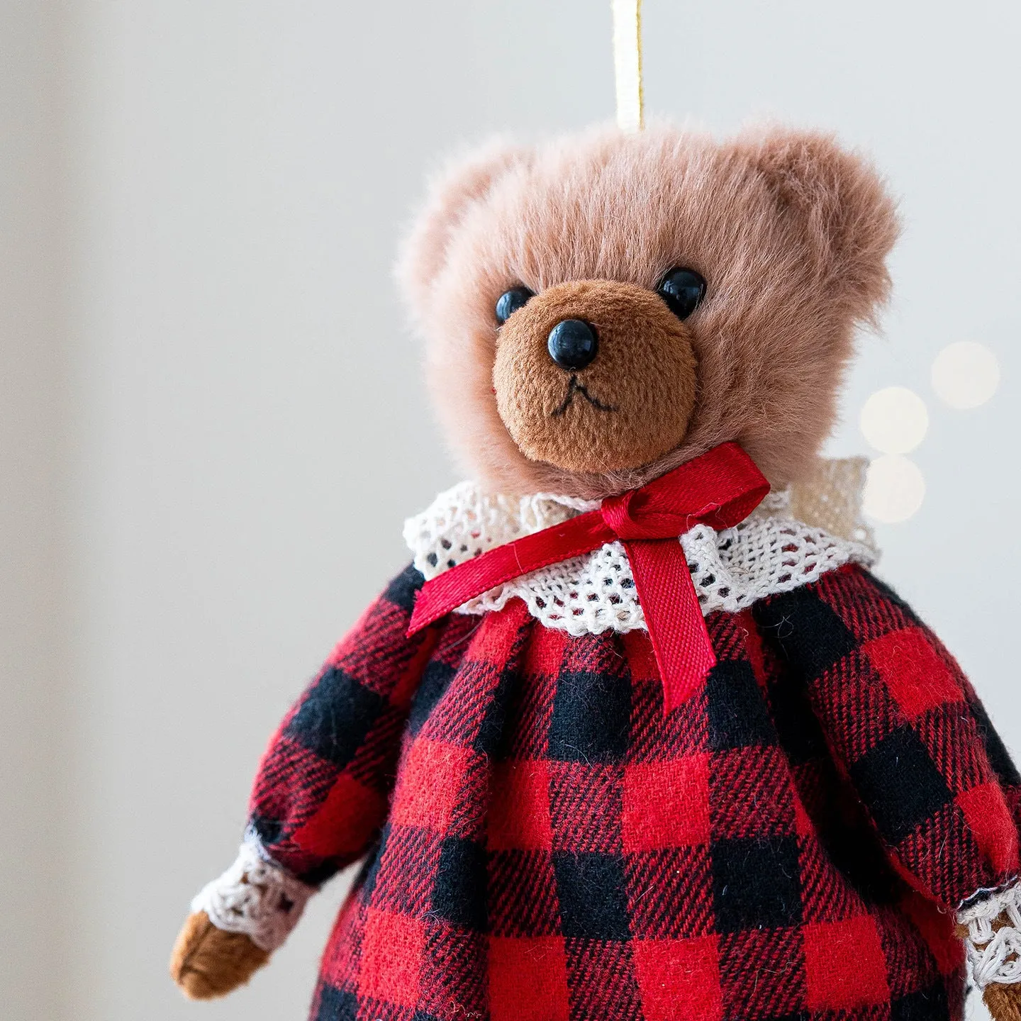 Cartoon cloth plush bear couple set showing Gentleman Bear and Princess Bear designs