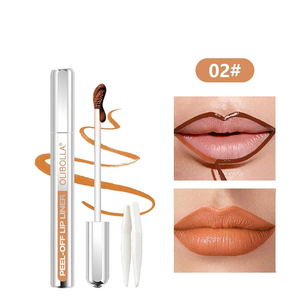 Matte waterproof dyed lip gloss 3.5ml in five colour options 01-05 style
