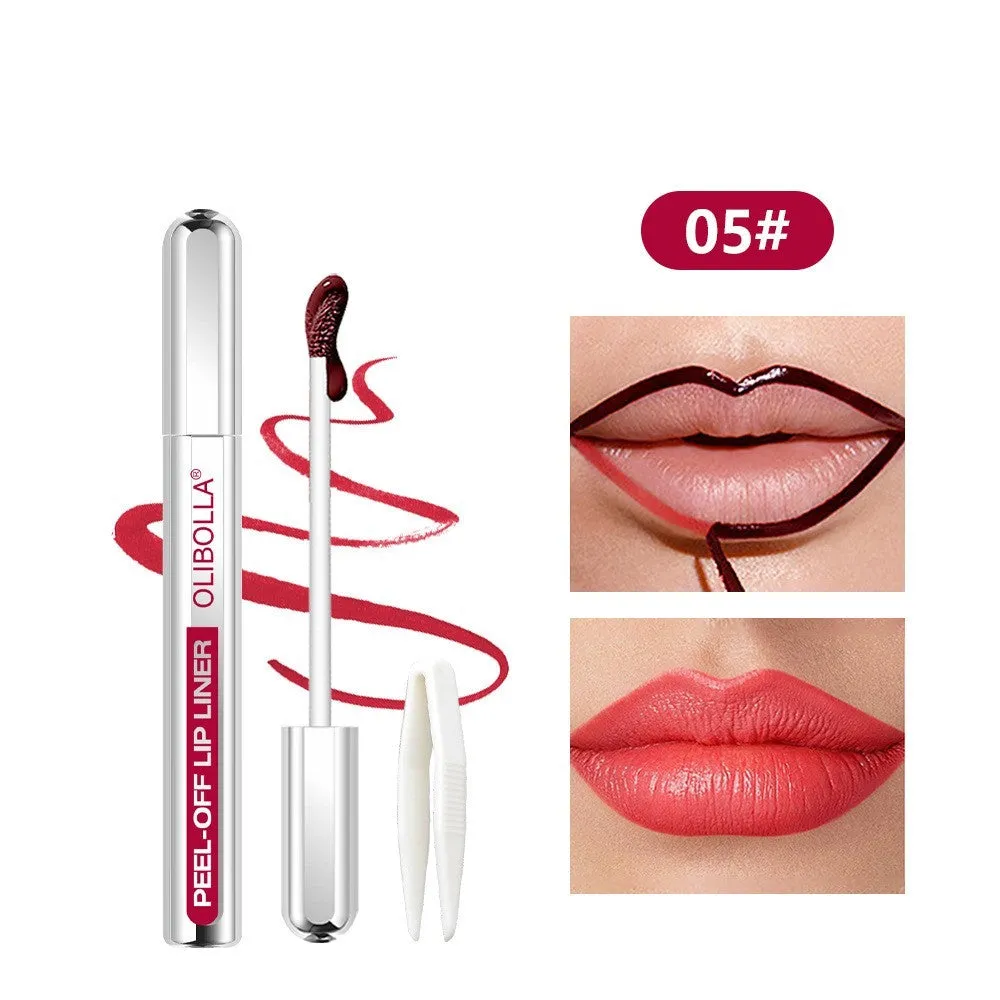 Matte waterproof dyed lip gloss 3.5ml in five colour options 01-05 style