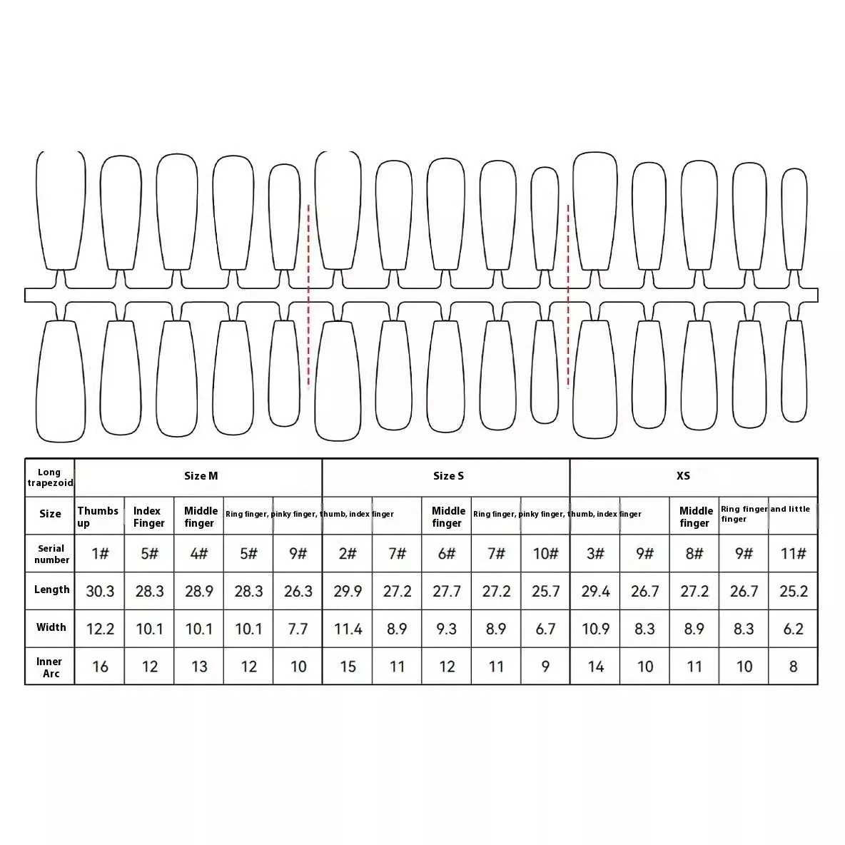 Ink dye long ladder nail stickers with butterfly pattern in glossy sealing layer finish