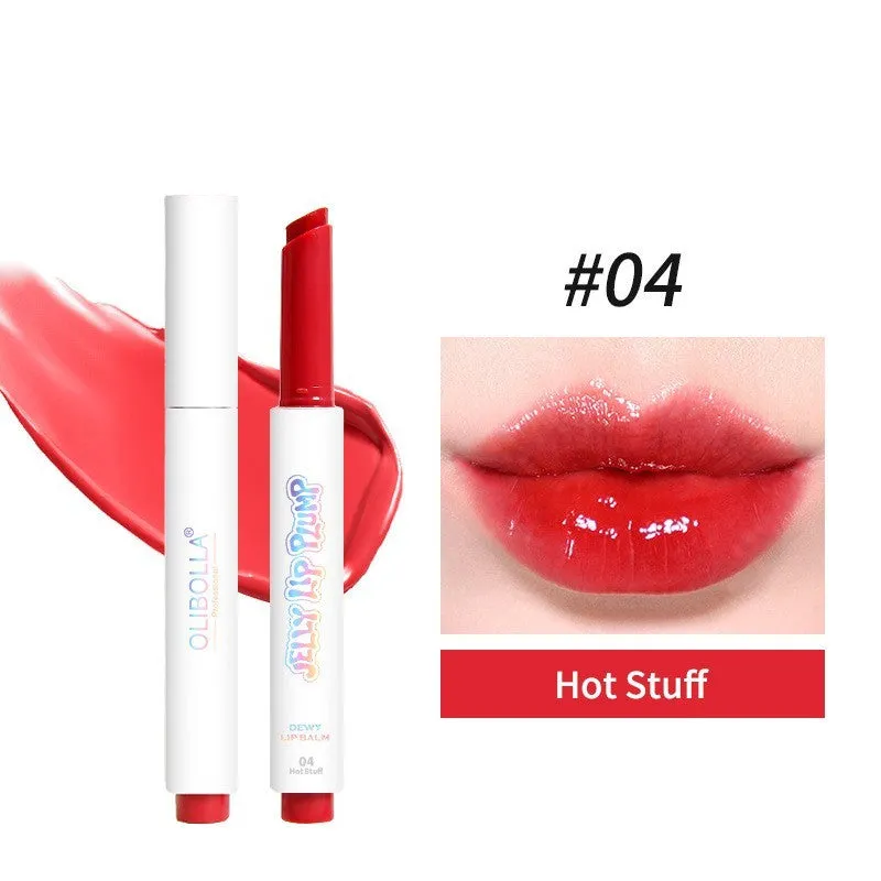 Six shades of water-pressed solid lip lacquer including Makin'Me Blush and Pink Flamingo
