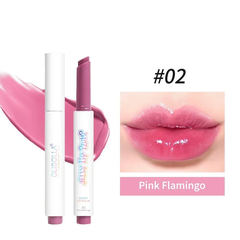 Six shades of water-pressed solid lip lacquer including Makin'Me Blush and Pink Flamingo