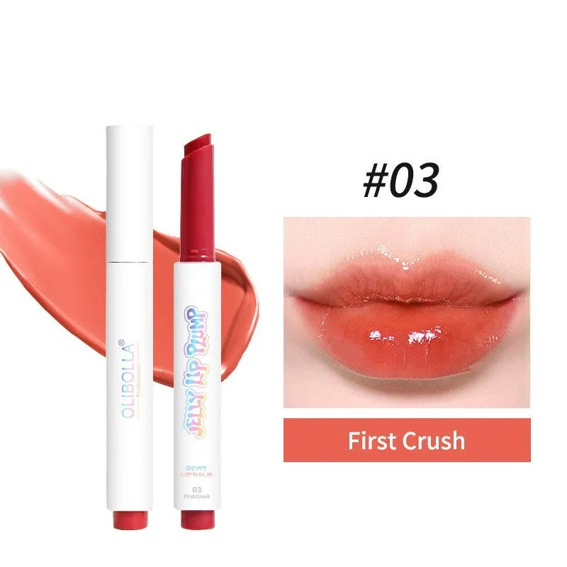 Six shades of water-pressed solid lip lacquer including Makin'Me Blush and Pink Flamingo